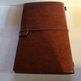 Brown leather junk journal  to my daughter