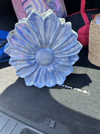Stangl Pottery Blue Terra Rose Cosmos Vase MTS|91944