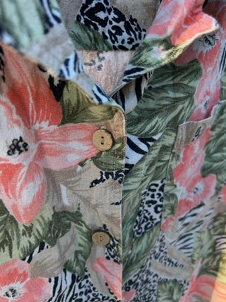JP Erin London vintage tropical print