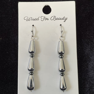 hematite drop earrings RSV