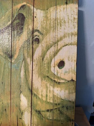 Pig Plank Wall Art MTS