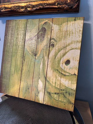 Pig Plank Wall Art MTS