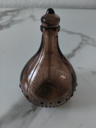 Hand blown glass perfume bottle|65789