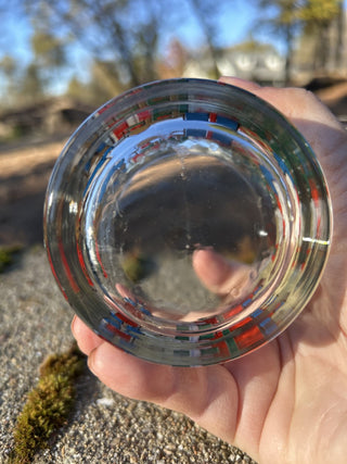 12F GCC JP Set of 4 Vintage Christmas Tree & Toys Rocks Tumbler Glass 1988 AHC MTS|134196