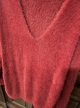 Deep Red Super Soft Sweater 3XL RCD