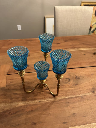 Vintage Brass 3 Arm Candelabra MTS|116207