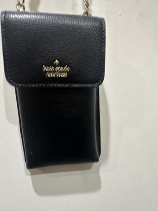 Kate Spade North South Pebbled Madison Phone Crossbody Black #62 VV MTS