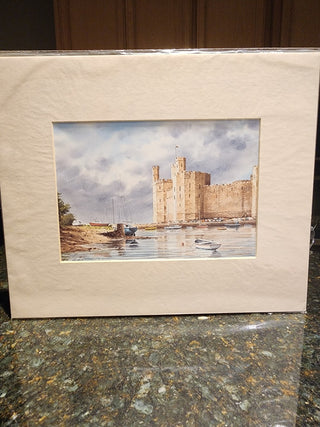 Mounted Print Carenarvon Castle RSV|64628