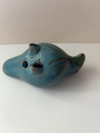 Hand Painted Tonala Mexico Style Parrot