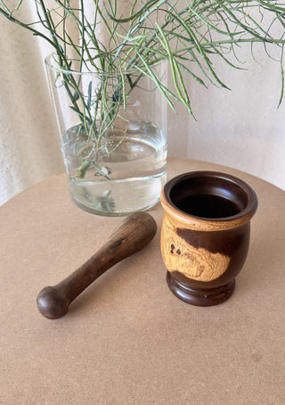 Wood Mortar & Pestle|66791