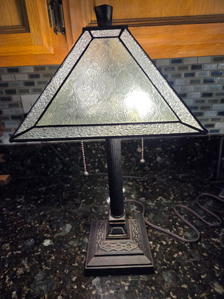 Mission Style Dual Lightbulb Table Lamp, RCD|98815