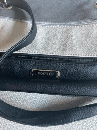 Rossetti cross body bag black gray tan