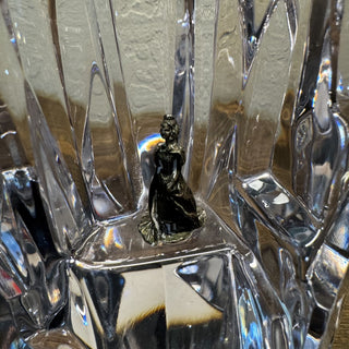 Vtg Rush Dougherty "The Ice Palace" Crystal Paperweight RCD|130320