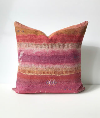 14x21 Pink and red southwestern pillow with insert RSV