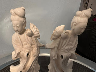 Oriental Porcelain Holding Rose SET  MTS|91322