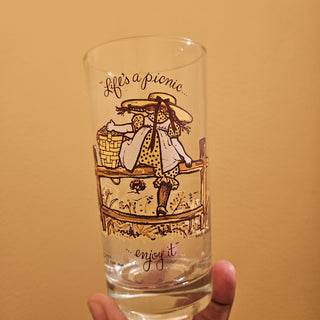 VTG Holly Hobbie Glass  - Life's a picnic (BRI) - MTS|114533