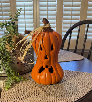 10" Vintage Halloween Pumpkin RSV|113408