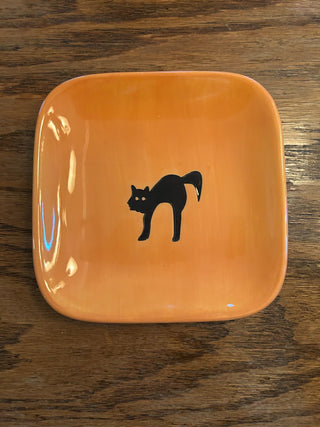 Halloween Cat Plate   MTS|110160