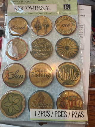 Dimensional Stickers - (2 pk) - 24  pieces|122287