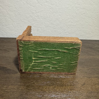 Vtg Carved Wood Scottie Dog Bookend RCD|87600
