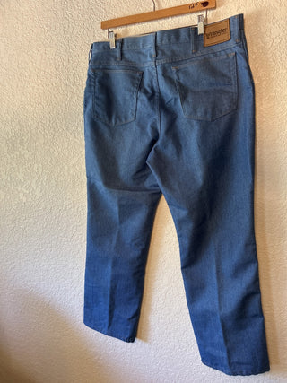 12F Vintage Wrangler 38x29 Dress Jeans MTS|77055