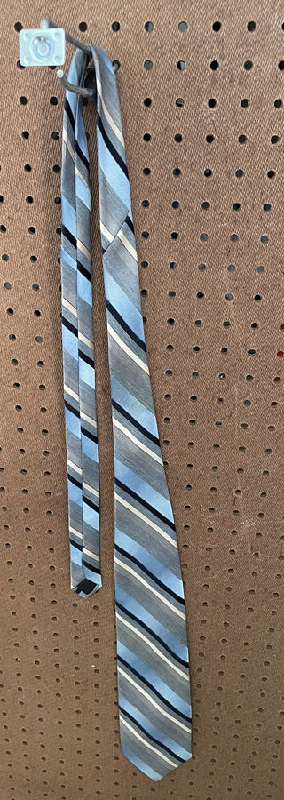 Vintage Striped Blue Tie MTS