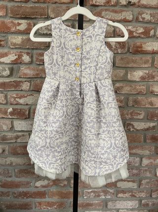 Oshkosh Lavendar Brocade Hi Lo Dress Sz 18M 00330625 RSV|85673