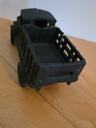 MTS Vtg Black Cast Iron Model A Truck Toy