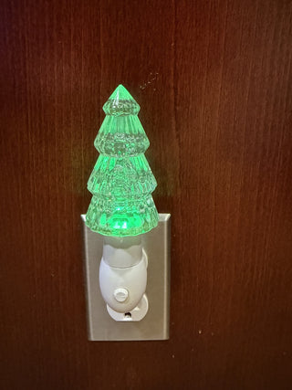 Vintage Color Changing Christmas Tree Night Light RCD|133242