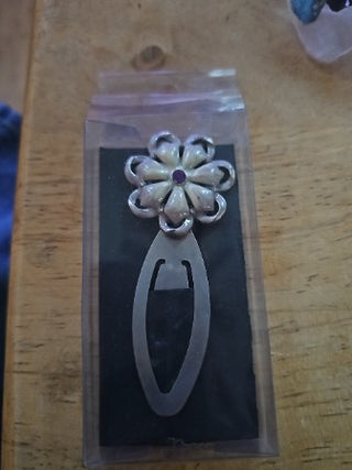 Flower Bookmark metal