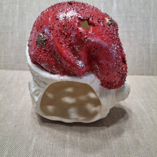 Ceramic Santa Head Candle Holder MTS|124139
