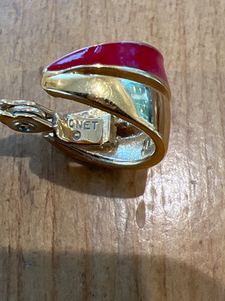 Gold/Red Monet Clip-Ons MTS
