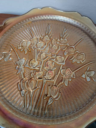 Jeanette Iris Hereingbone Platter|58766