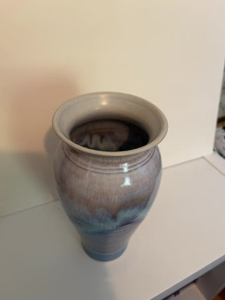 Hand Thrown  Signed Ambre Pottery Vase