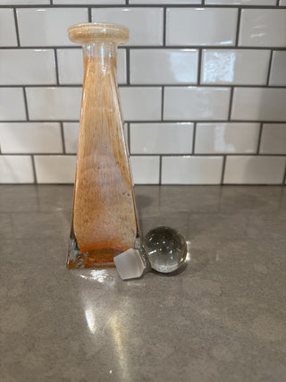 AJ - Orange Glass Decanter MTS|61824