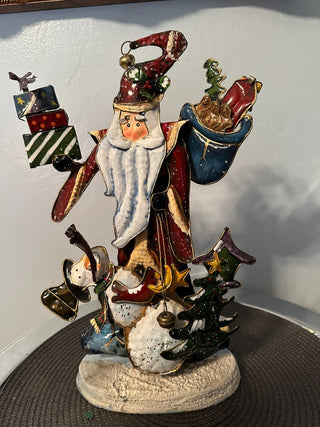 Santa-Snowman Metal Figure MTS|86648
