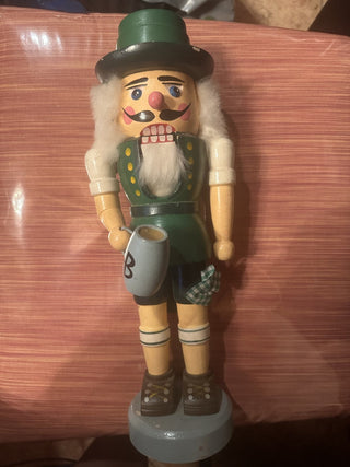 German Nutcracker Bavarian in Traditional Outfit + Beer Stein #47 VV MTS
