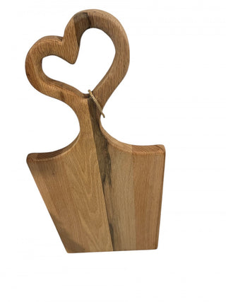 Heart Handle Oak board Large