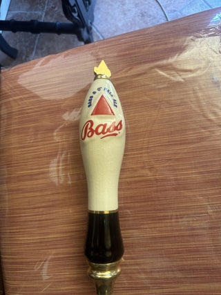 Bass Pale Ale Beer Tap Handle 11.5 TALL VINTAGE Ceramic Bass & C Pale Ale#47 VV MTS
