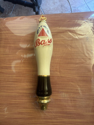 Bass Pale Ale Beer Tap Handle 11.5 TALL VINTAGE Ceramic Bass & C Pale Ale#47 VV MTS