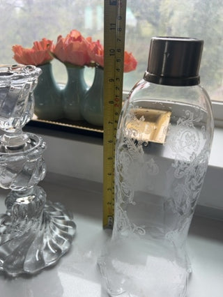 Louis XV Baccarat Crystal Hurricane Lamp,Candleholder Rococo Revivalt