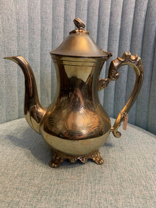 Brass Footed Teapot - MTS