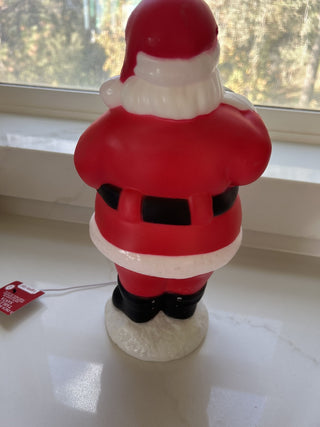 Holiday Time 11" Light Up Tabletop Christmas Blow Mold Santa-RSV|126841
