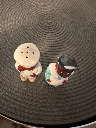 Salt & Pepper 1940's Black Americana Mammy & Moses|109672