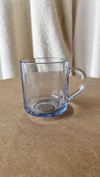 Blue Clear Glass Mug (LZD - RSV)|73468