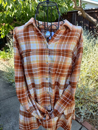 Flannel Shirt Women's Large|108446
