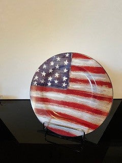 #2422 USA Flag Plate RSV