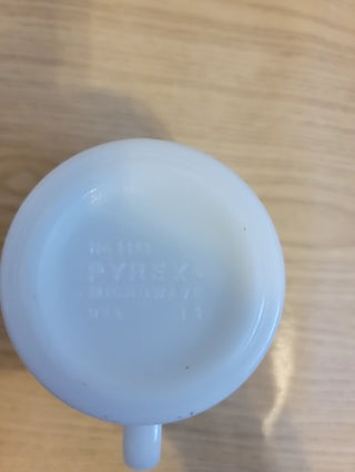 JMD- Pyrex Butterfly Gold Milk Glass Mug