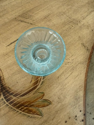 AJ - Small Light Blue Taper Holder