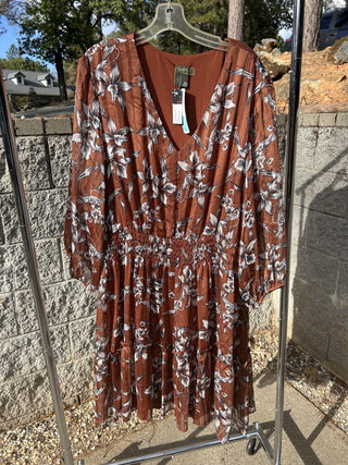 #2 NWT Just Taylor 22W Chiffon Fit & Flare Dress GCC RSV|114058